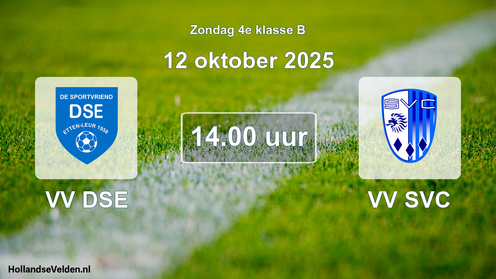 Scheduled Match: VV DSE - VV SVC (12 October 2025)