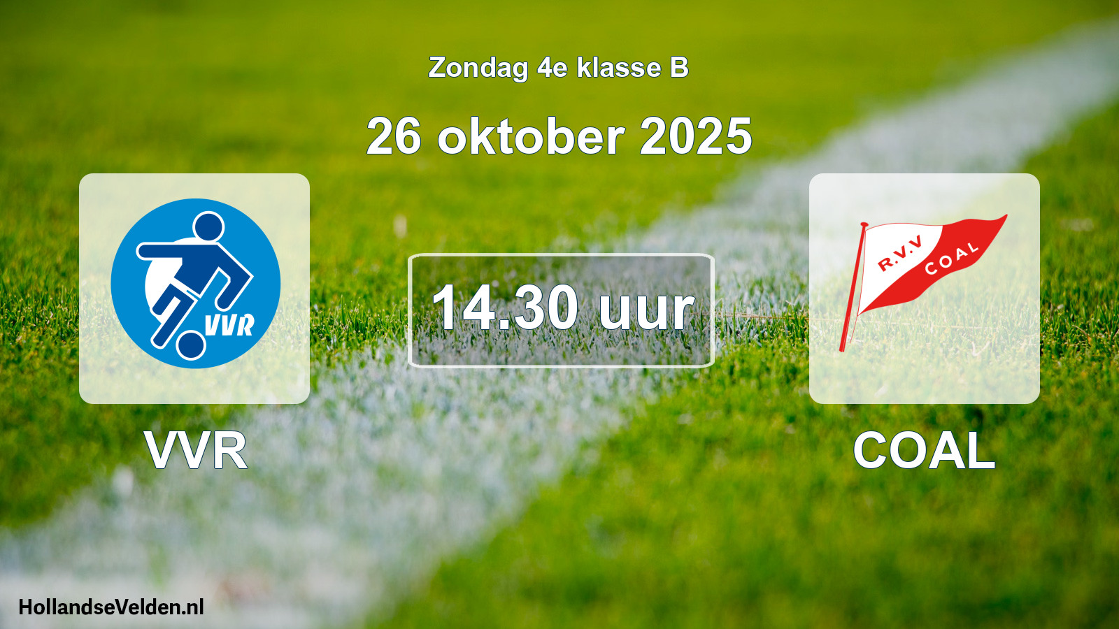 Scheduled Match: VVR - COAL (26 October 2025)