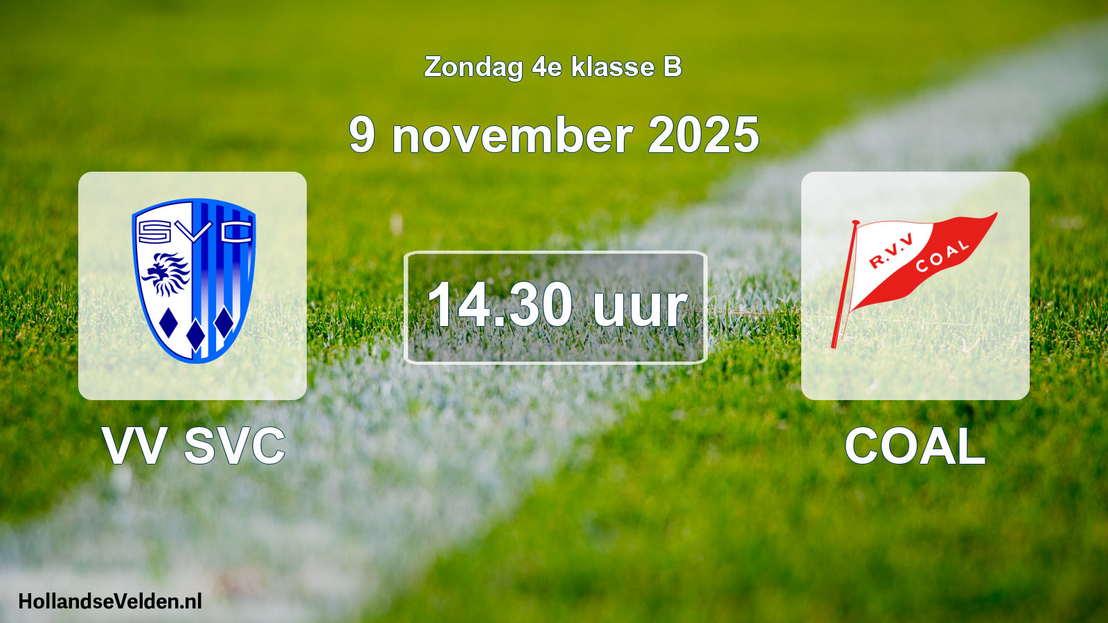 Scheduled Match: VV SVC - COAL (9 November 2025)