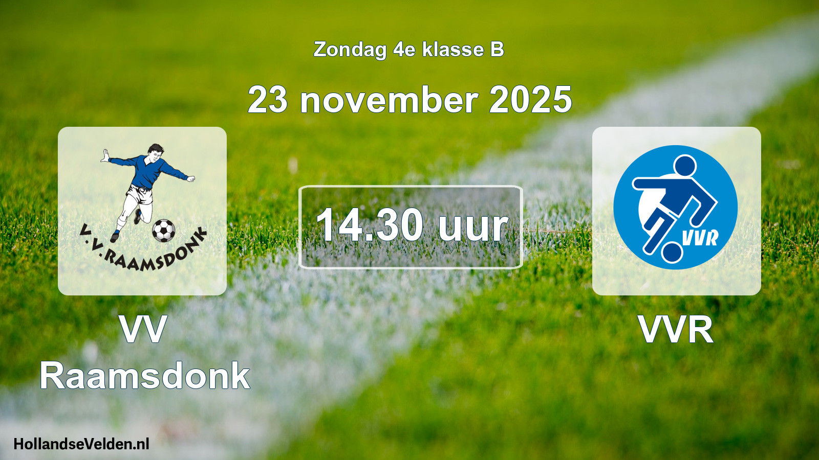 Scheduled Match: VV Raamsdonk - VVR (23 November 2025)