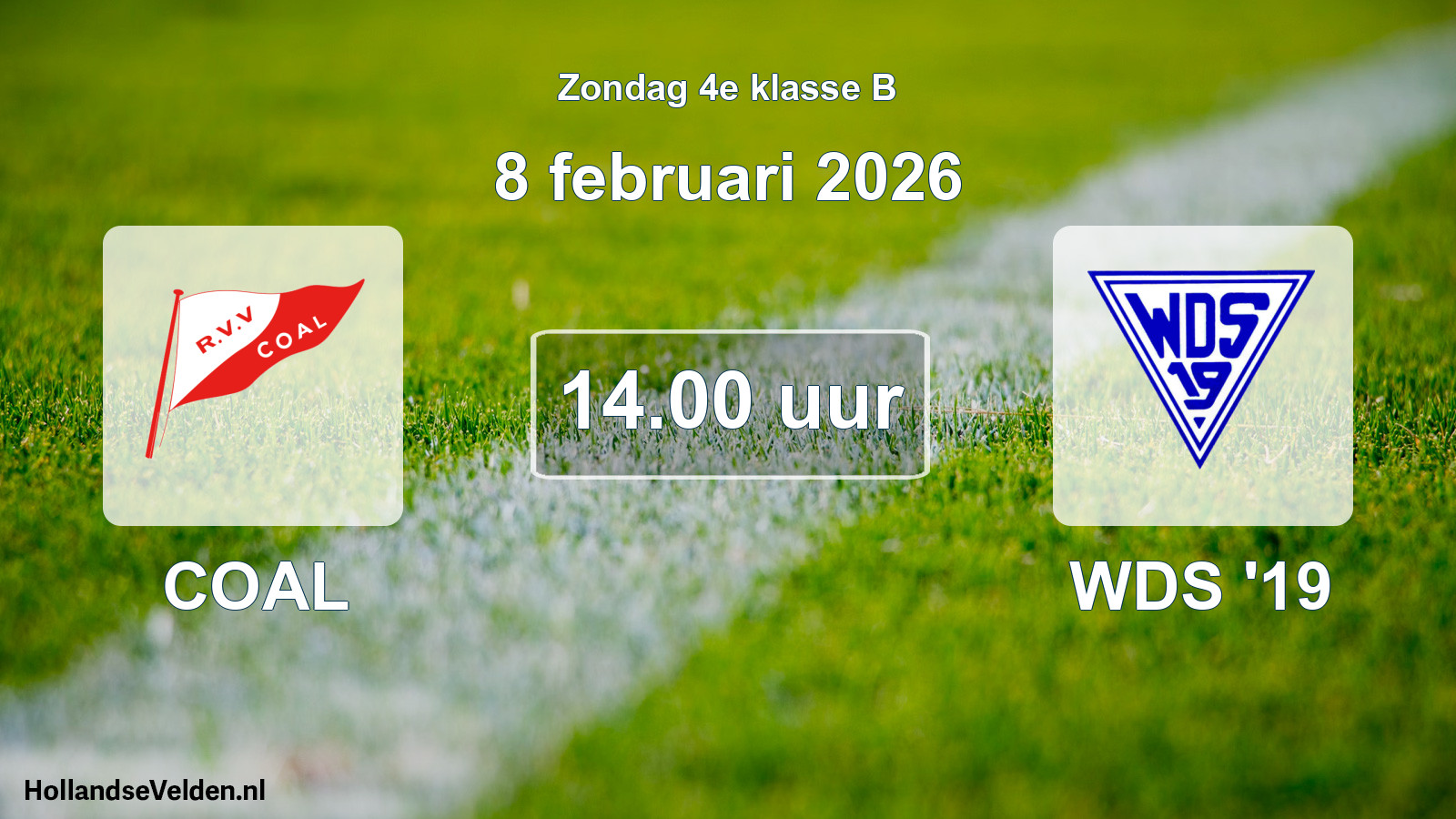 Scheduled Match: COAL - WDS '19 (8 February 2026)