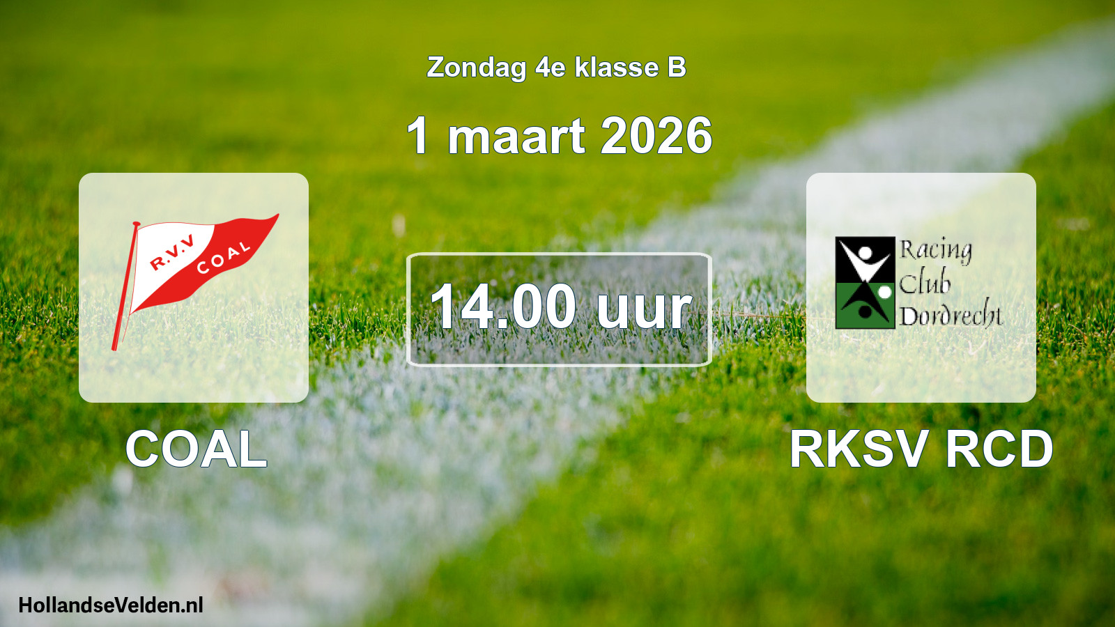 Scheduled Match: COAL - RKSV RCD (1 March 2026)