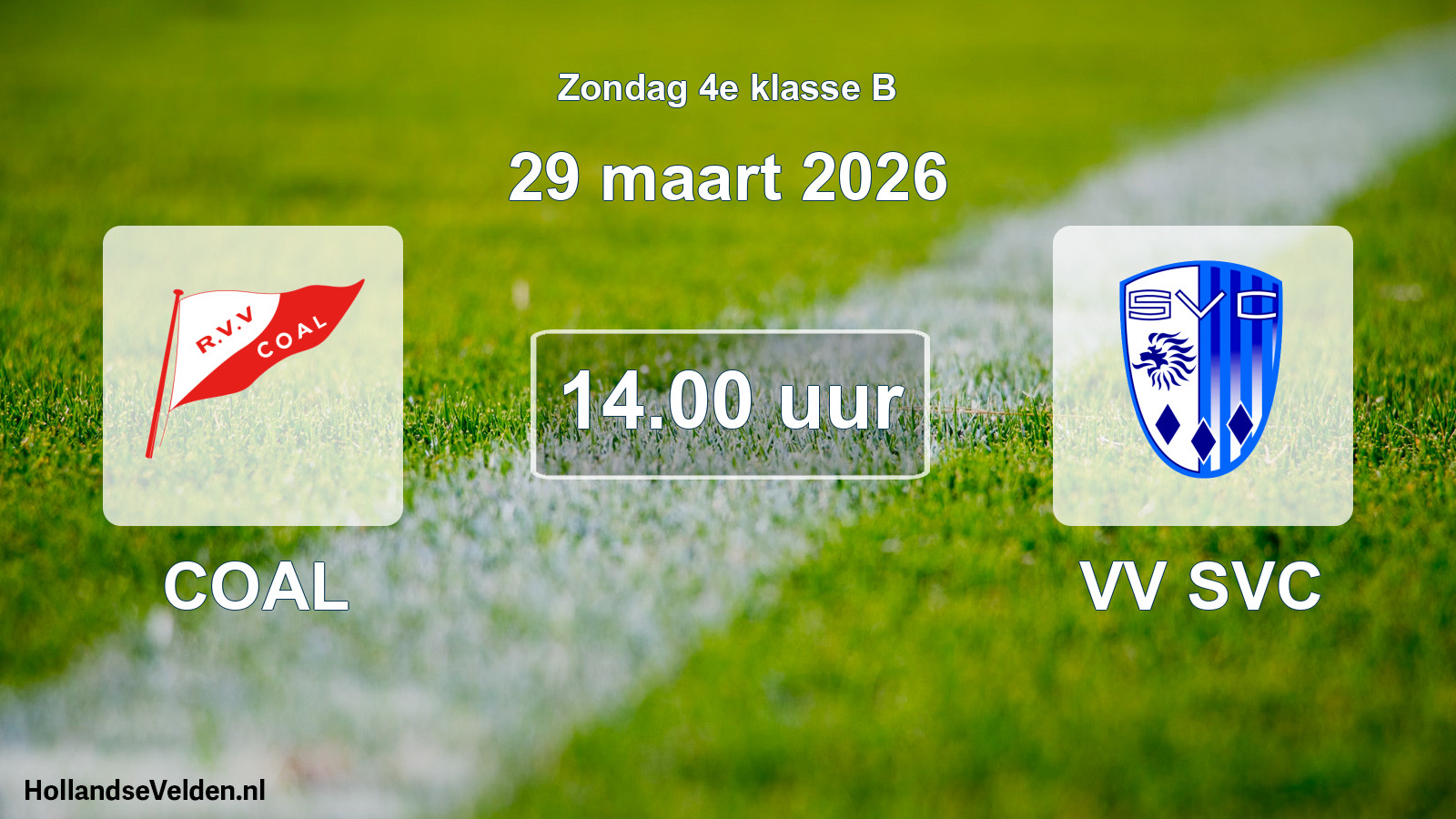 Scheduled Match: COAL - VV SVC (29 March 2026)