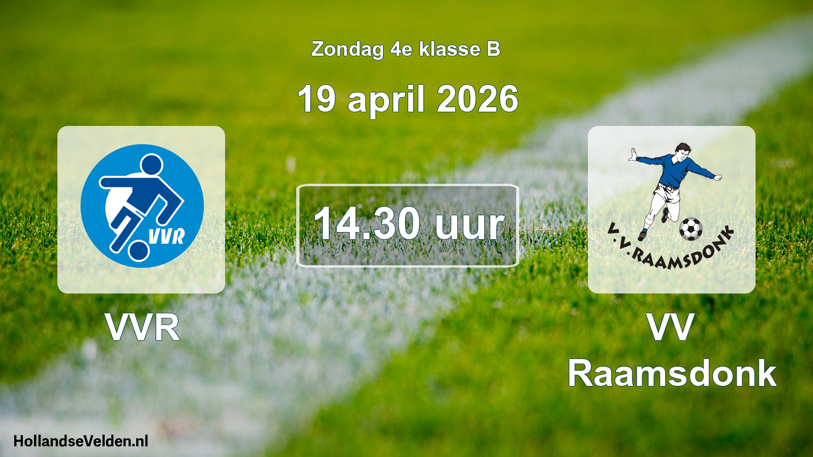 Scheduled Match: VVR - VV Raamsdonk (19 April 2026)