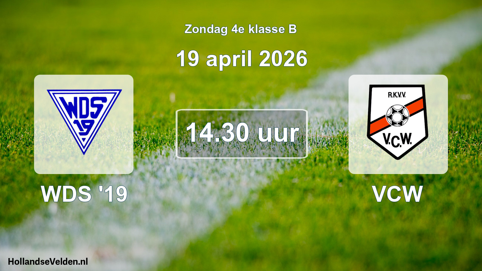 Scheduled Match: WDS '19 - VCW (19 April 2026)