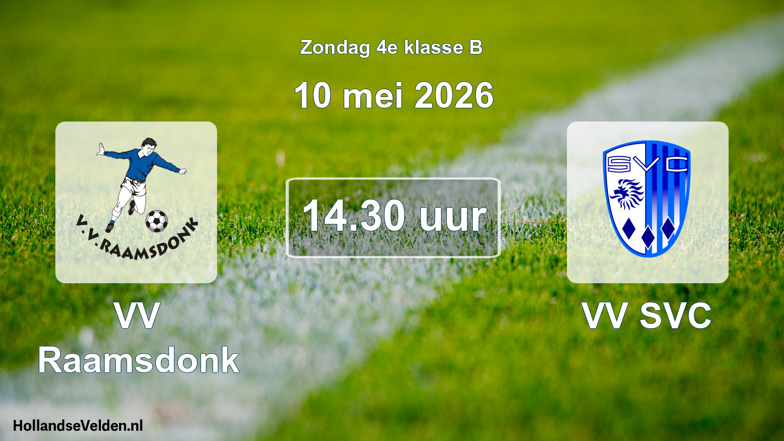 Scheduled Match: VV Raamsdonk - VV SVC (10 May 2026)