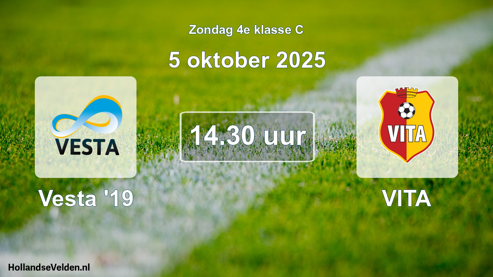 Scheduled Match: Vesta '19 - VITA (5 October 2025)