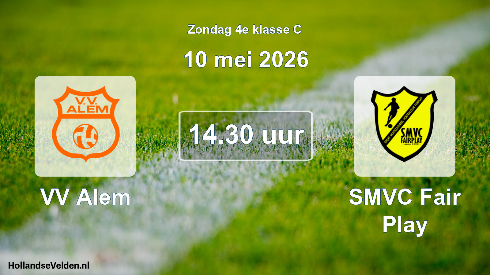 Scheduled Match: VV Alem - SMVC Fair Play (10 May 2026)