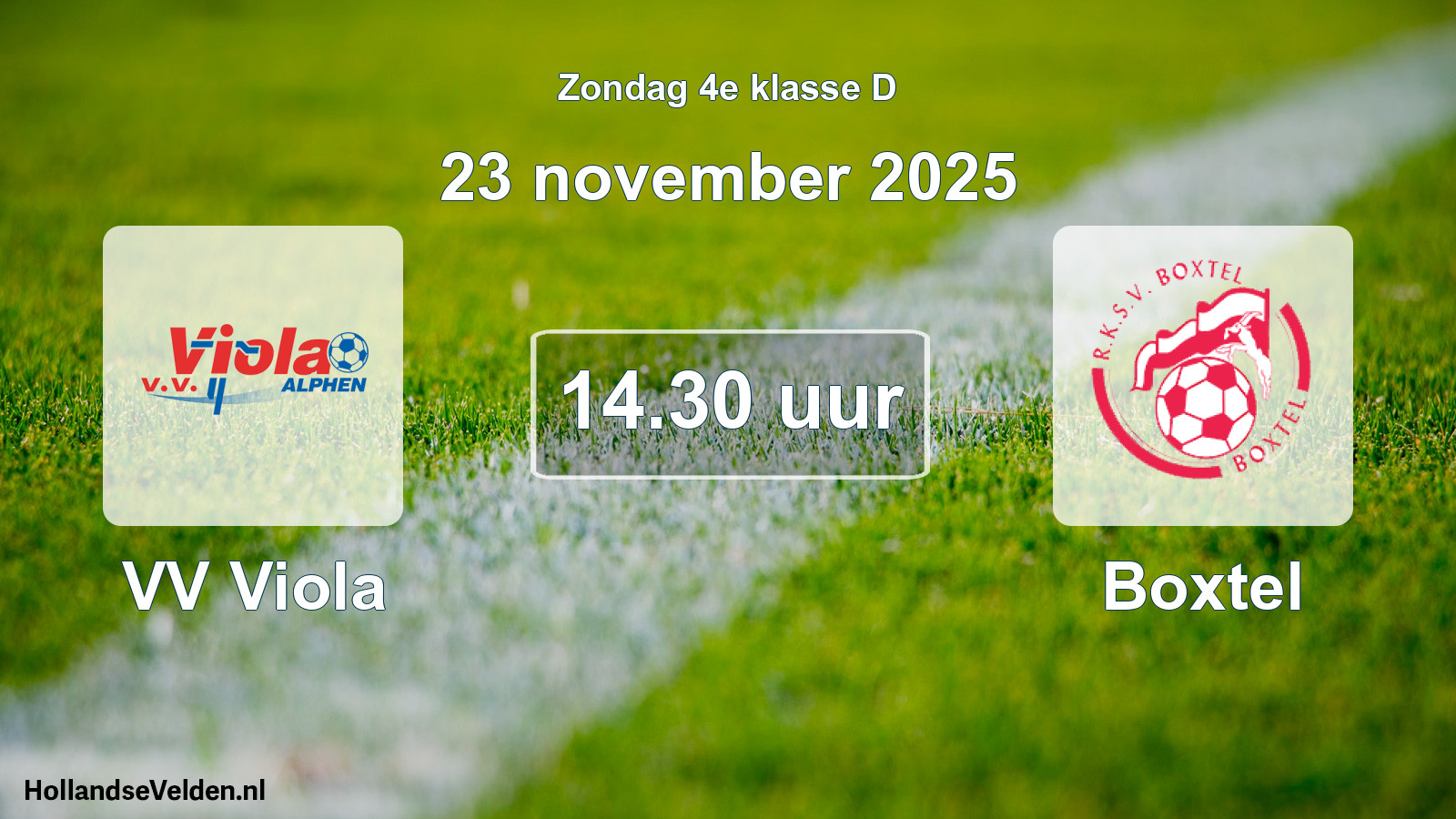 Scheduled Match: VV Viola - Boxtel (23 November 2025)