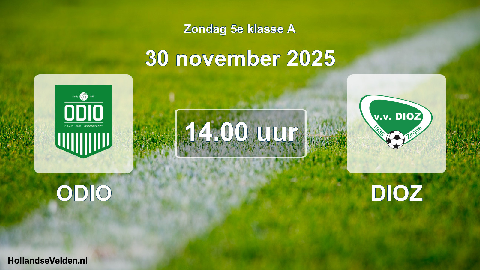 Scheduled Match: ODIO - DIOZ (30 November 2025)