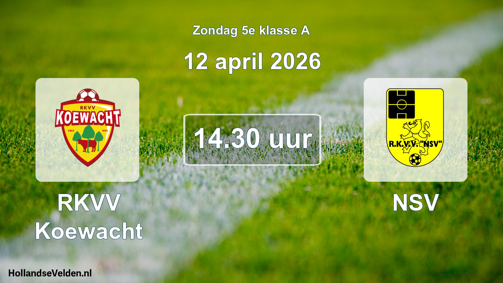 Scheduled Match: RKVV Koewacht - NSV (12 April 2026)