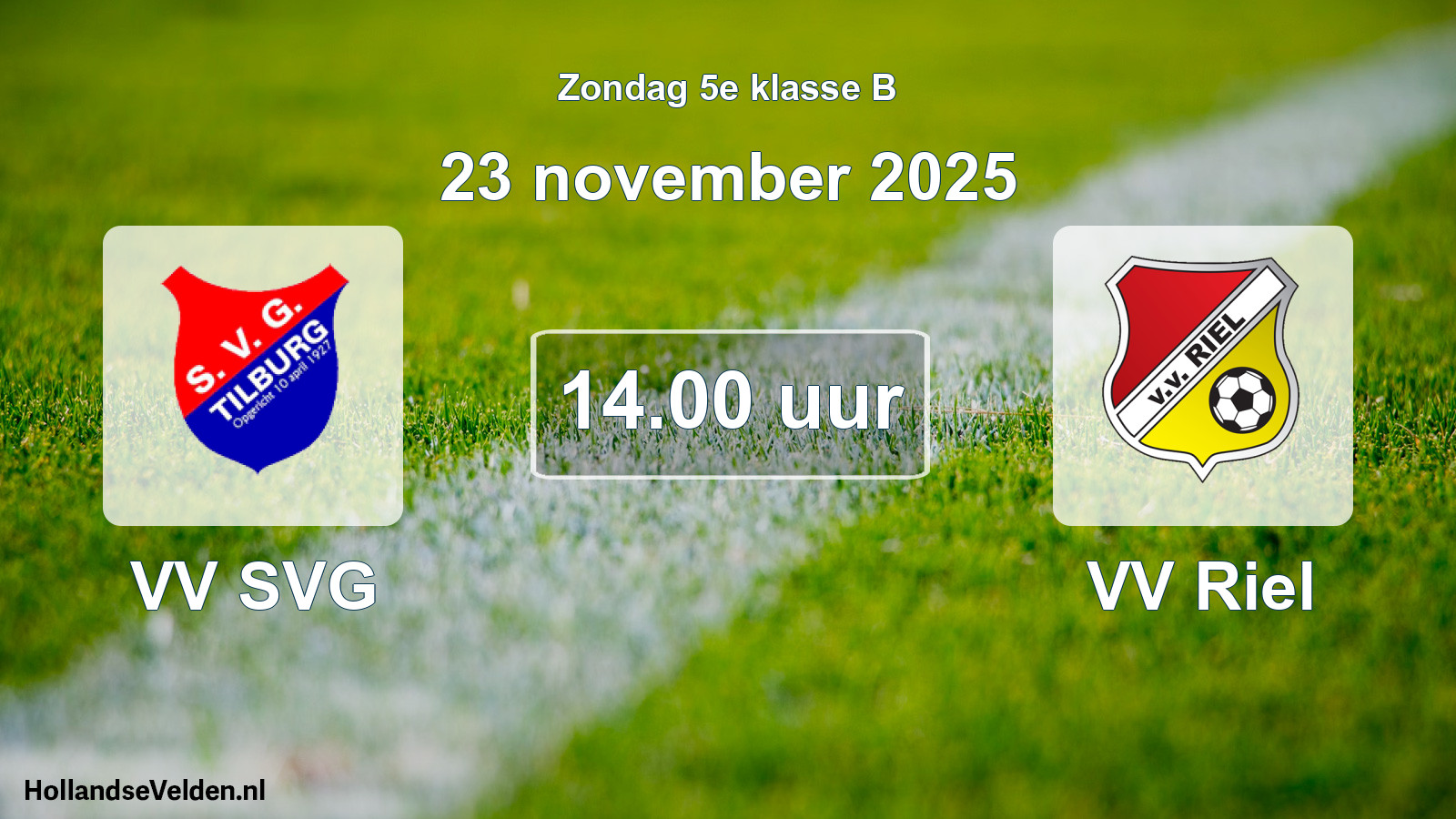 Scheduled Match: VV SVG - VV Riel (23 November 2025)