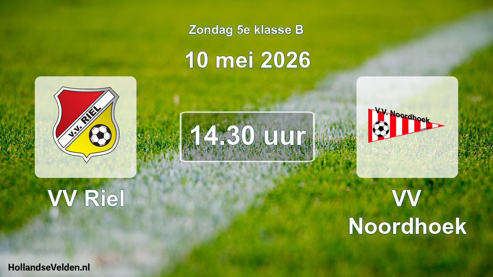 Scheduled Match: VV Riel - VV Noordhoek (10 May 2026)