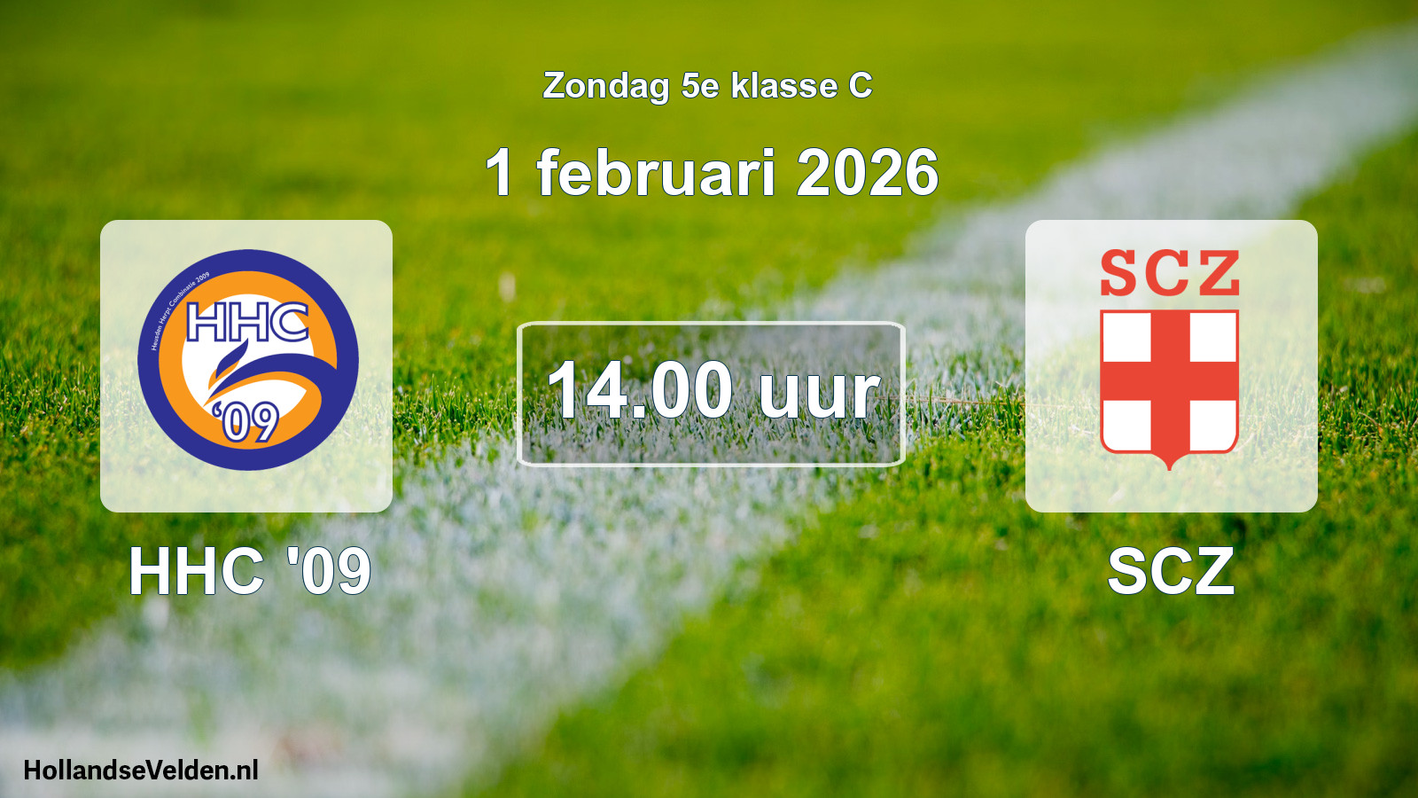Scheduled Match: HHC '09 - SCZ (1 February 2026)