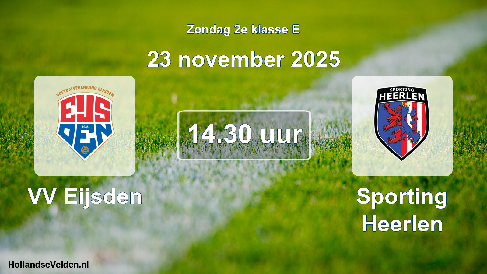Scheduled Match: VV Eijsden - Sporting Heerlen (23 November 2025)
