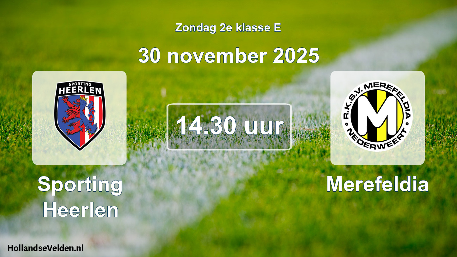 Scheduled Match: Sporting Heerlen - Merefeldia (30 November 2025)