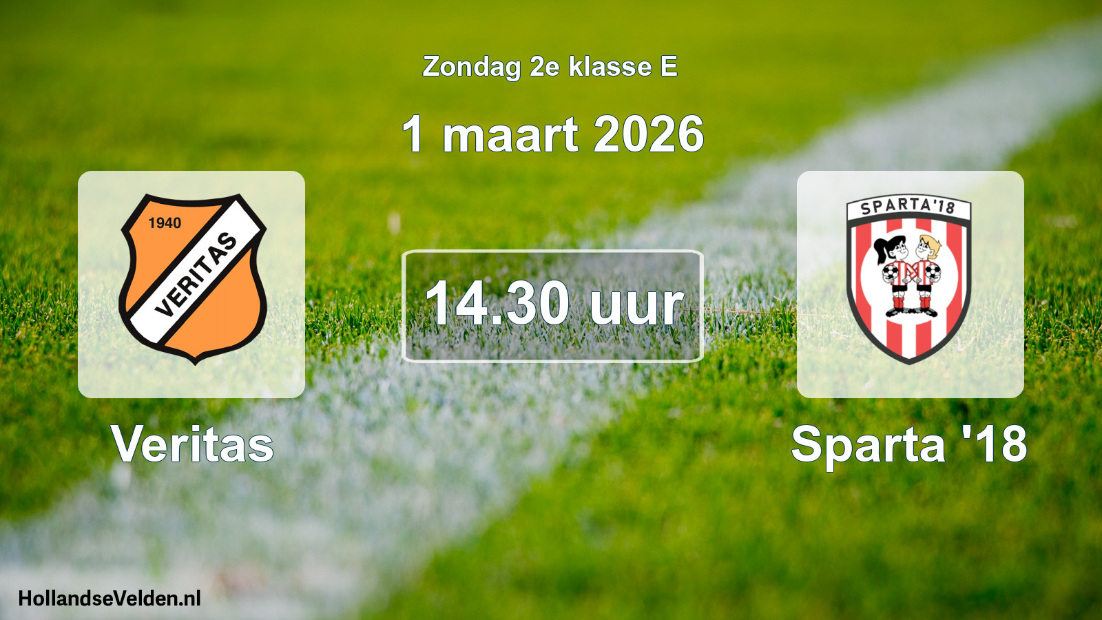 Scheduled Match: Veritas - Sparta '18 (1 March 2026)
