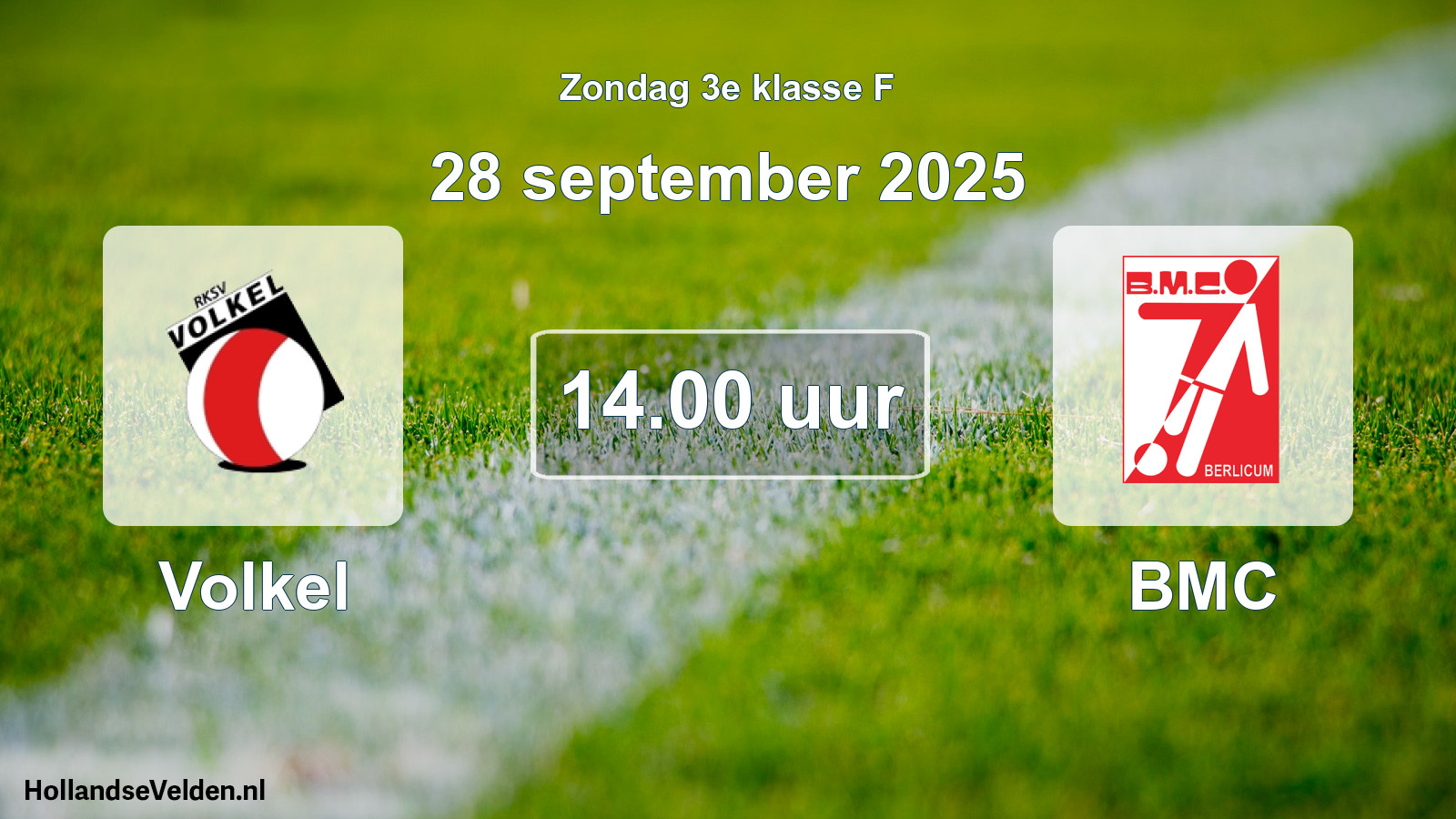 Scheduled Match: Volkel - BMC (28 September 2025)