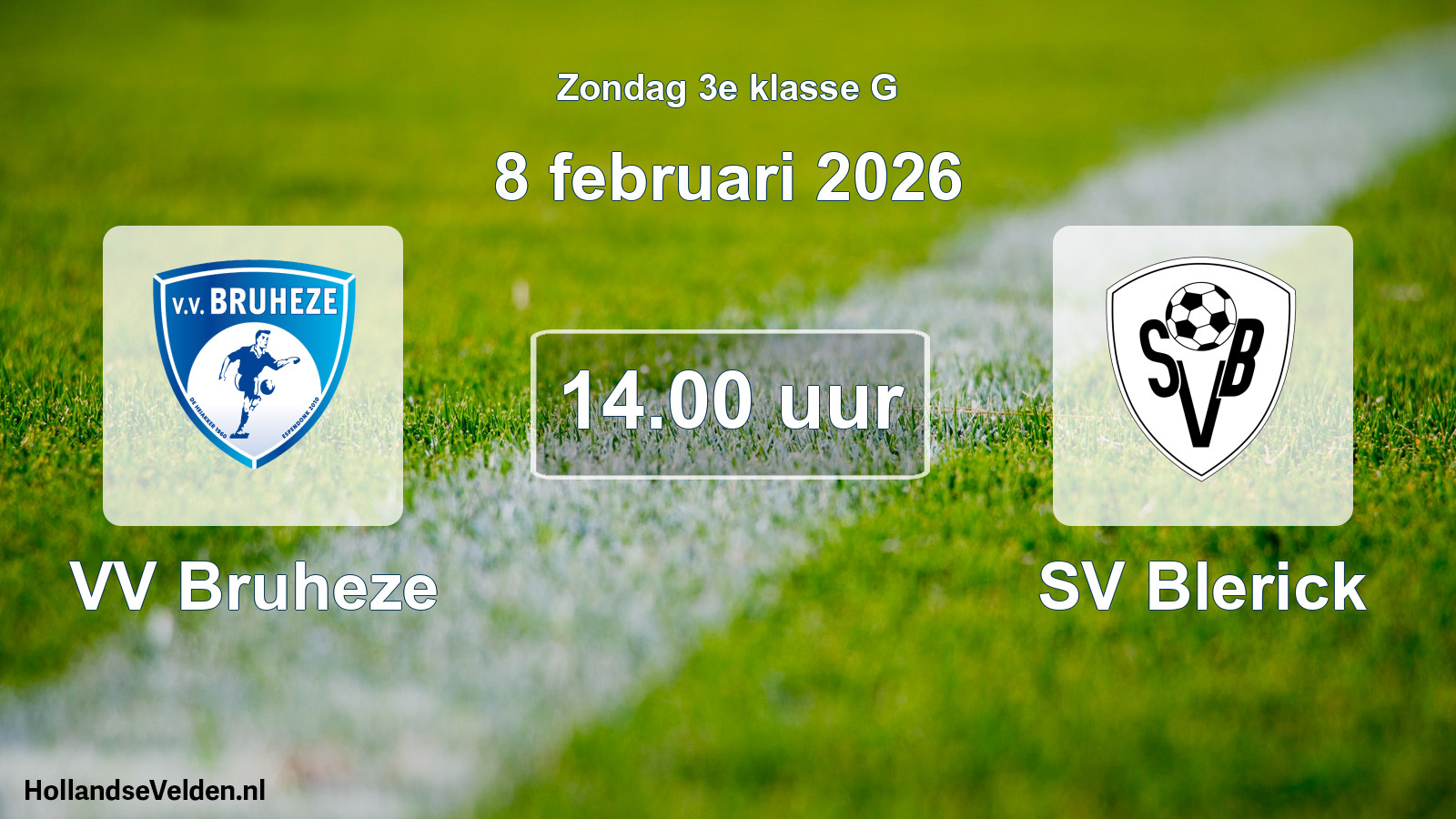 Scheduled Match: VV Bruheze - SV Blerick (8 February 2026)