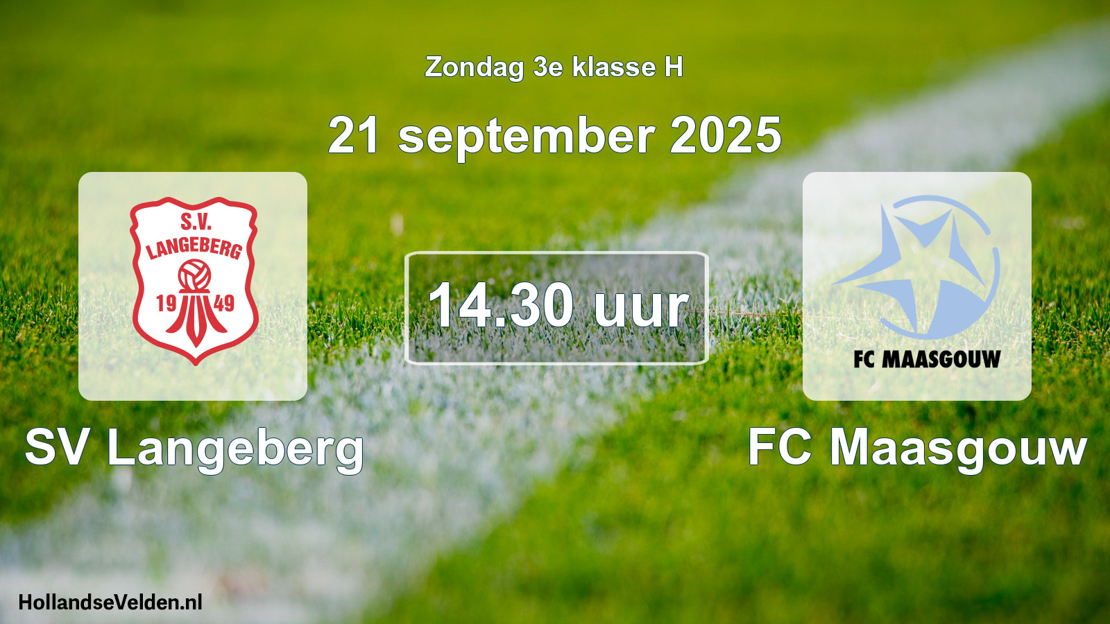 Scheduled Match: SV Langeberg - FC Maasgouw (21 September 2025)