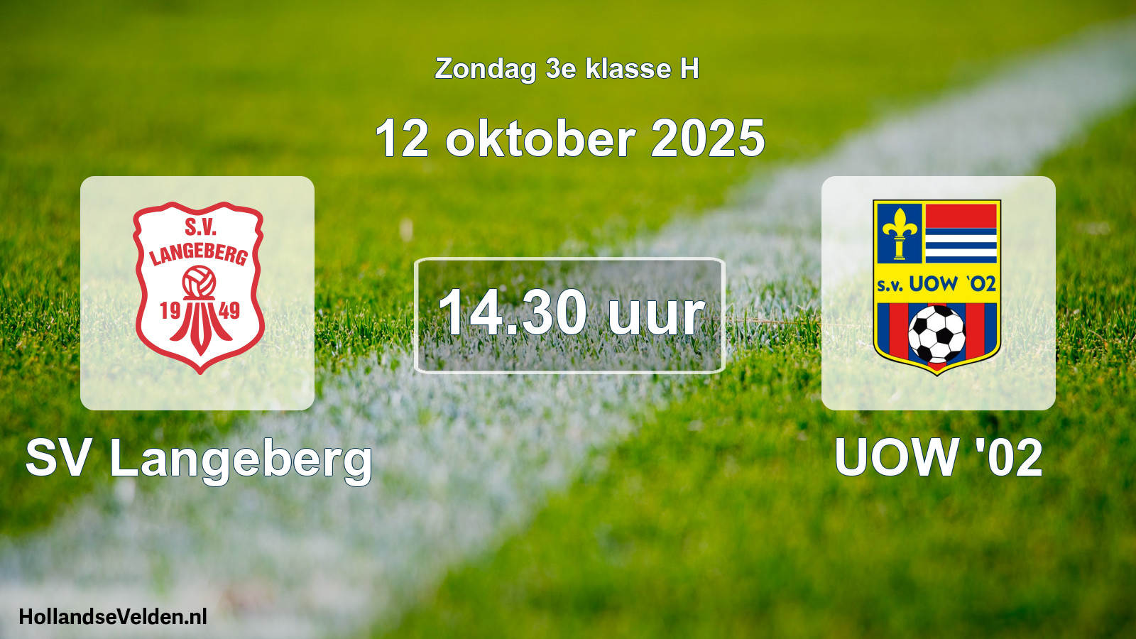 Scheduled Match: SV Langeberg - UOW '02 (12 October 2025)