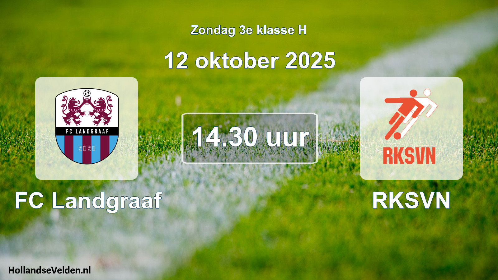 Scheduled Match: FC Landgraaf - RKSVN (12 October 2025)
