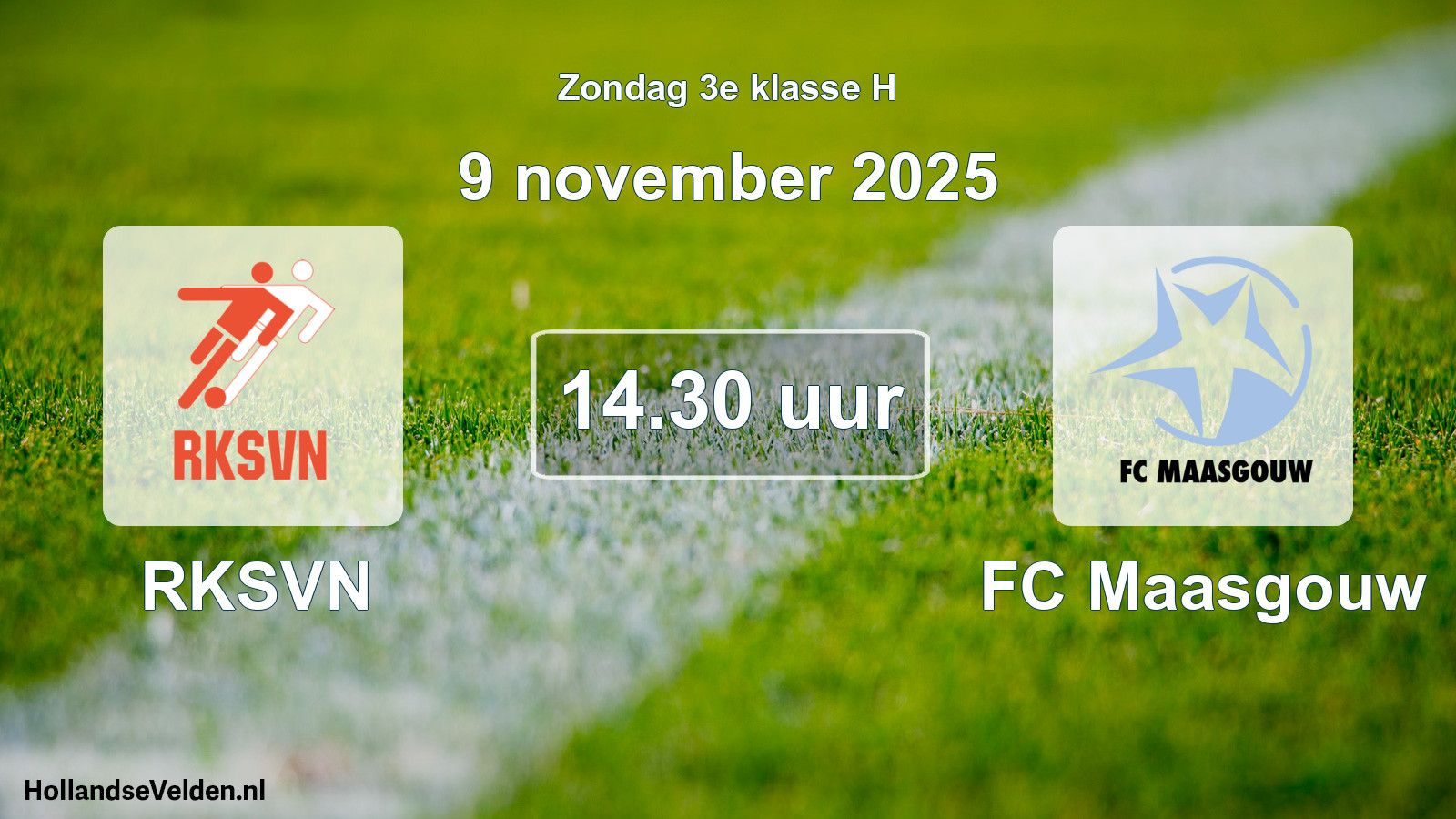 Scheduled Match: RKSVN - FC Maasgouw (9 November 2025)