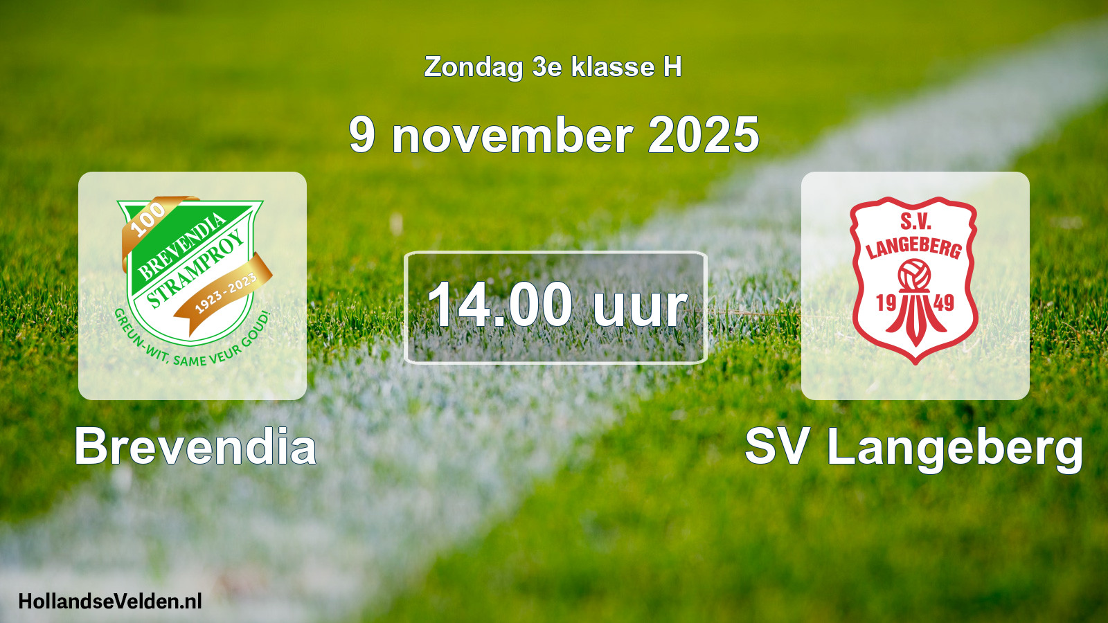 Scheduled Match: Brevendia - SV Langeberg (9 November 2025)