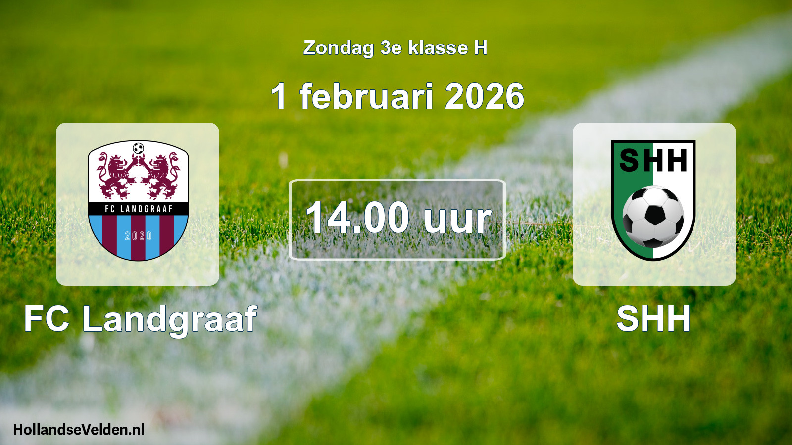 Scheduled Match: FC Landgraaf - SHH (1 February 2026)