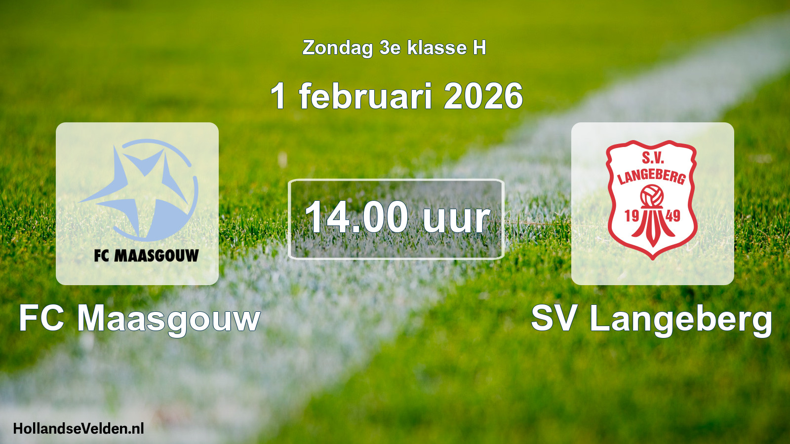Scheduled Match: FC Maasgouw - SV Langeberg (1 February 2026)