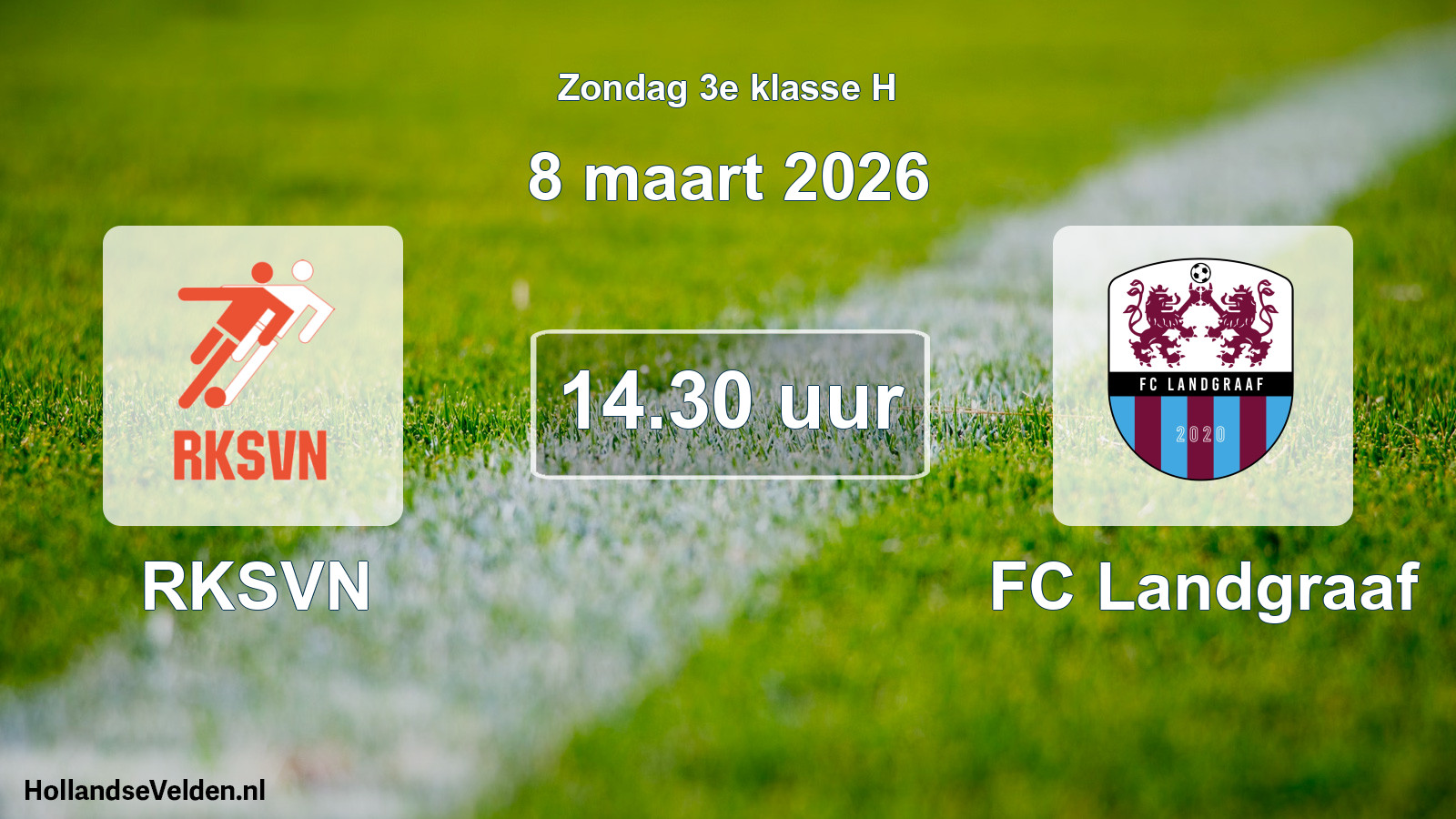 Scheduled Match: RKSVN - FC Landgraaf (8 March 2026)