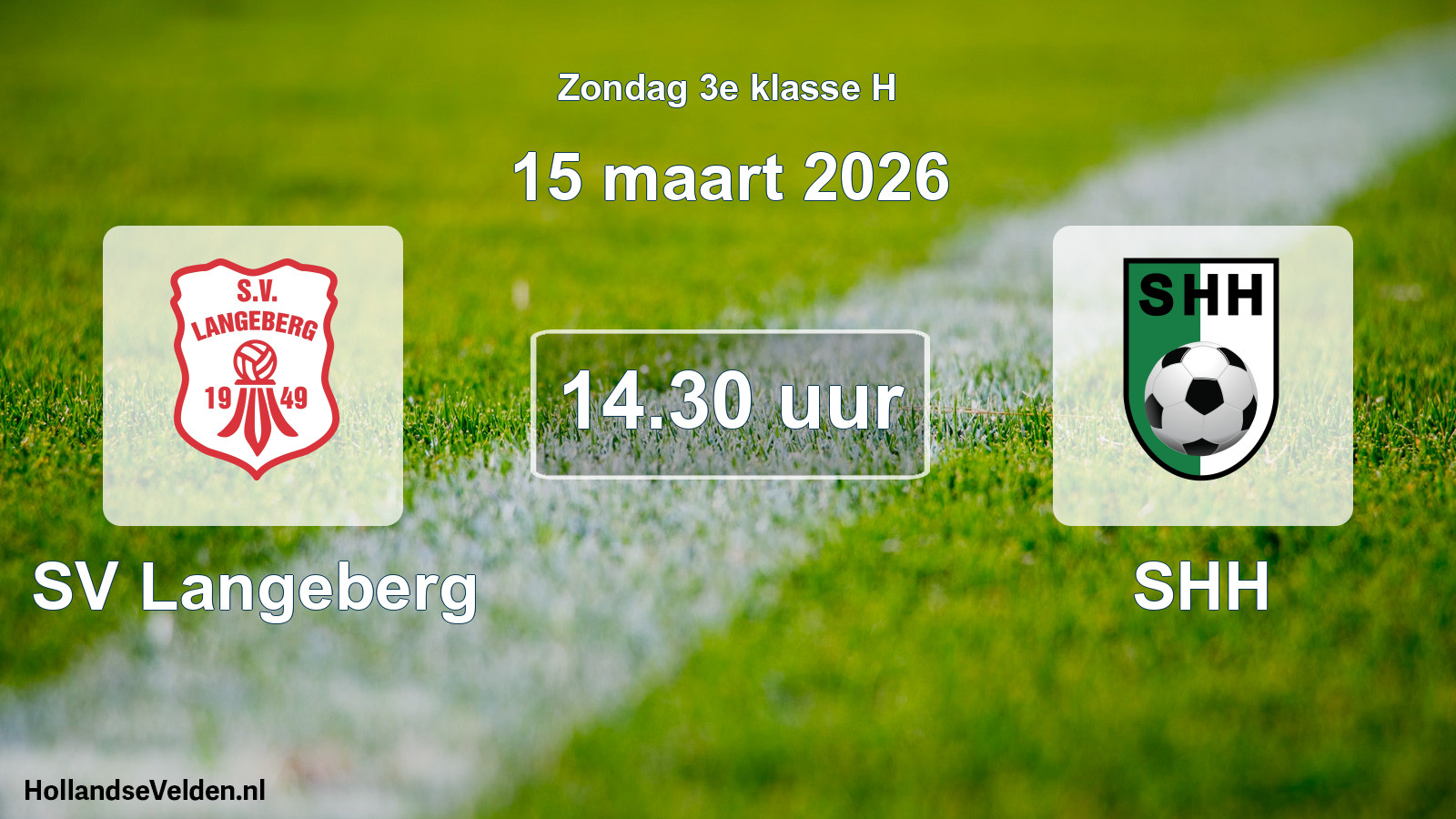 Scheduled Match: SV Langeberg - SHH (15 March 2026)