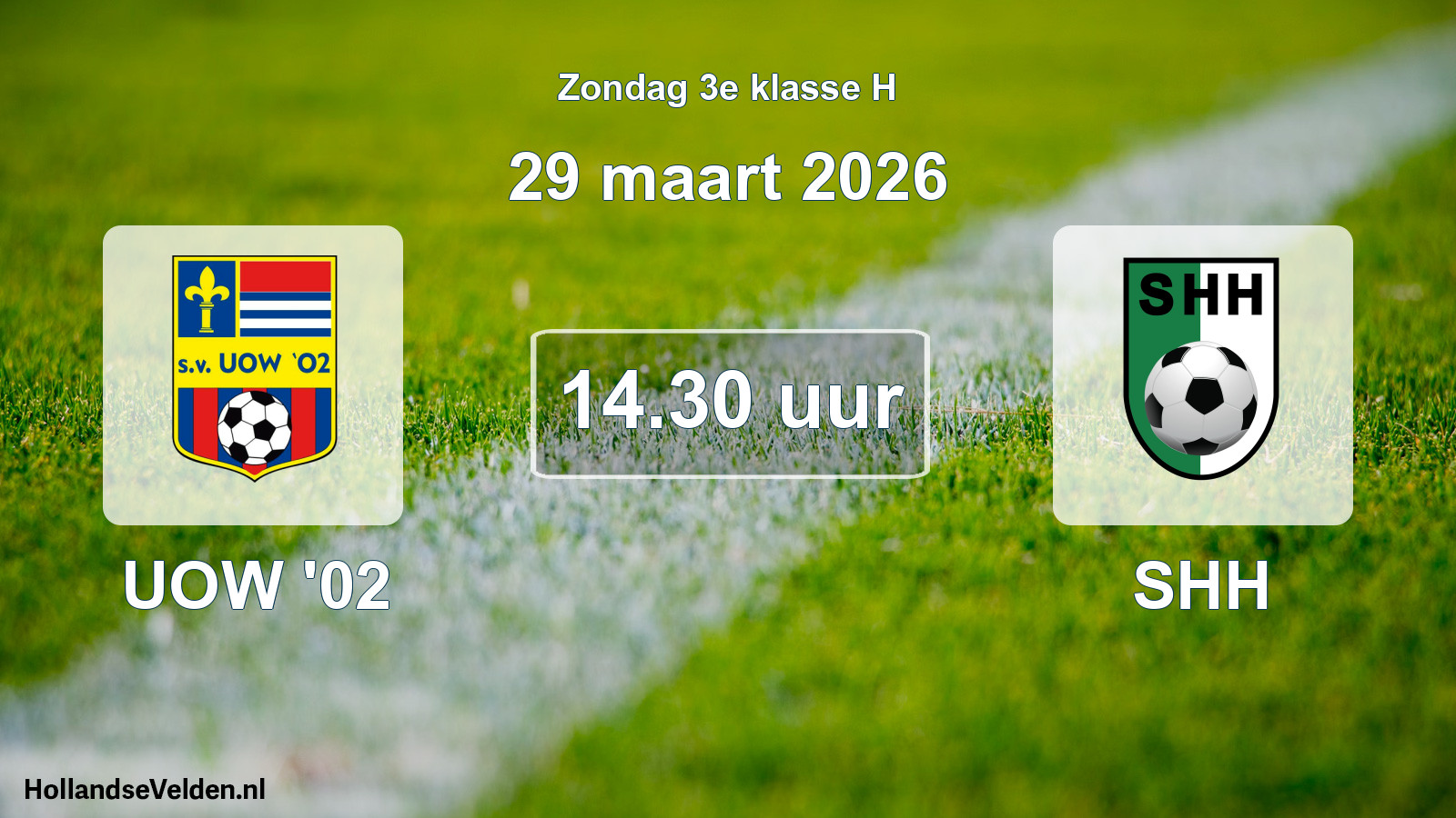 Scheduled Match: UOW '02 - SHH (29 March 2026)