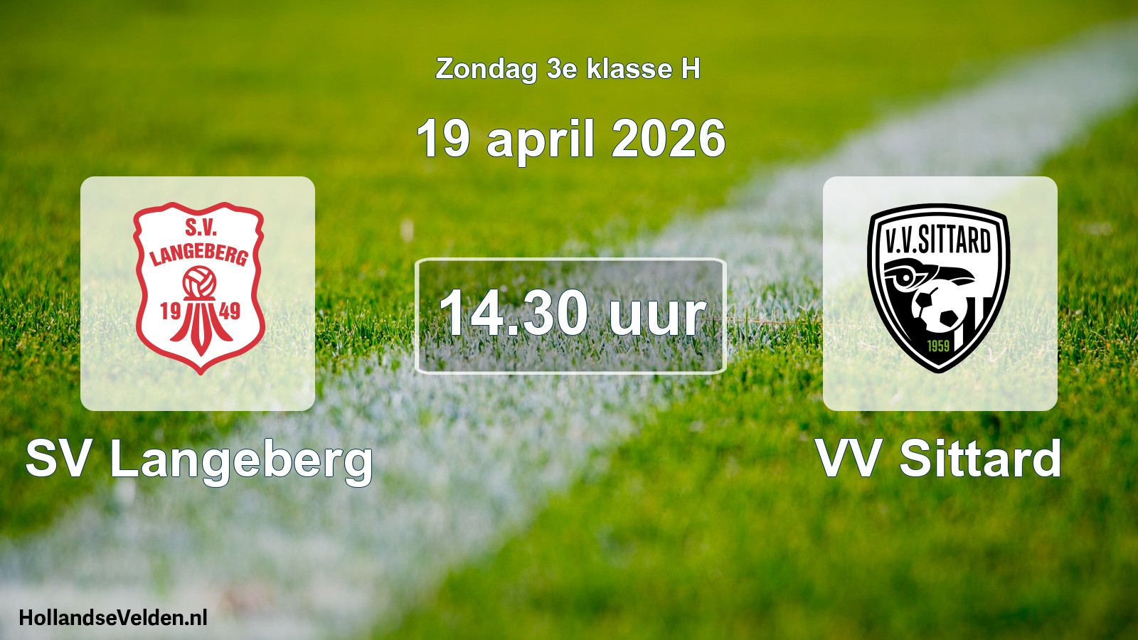 Scheduled Match: SV Langeberg - VV Sittard (19 April 2026)