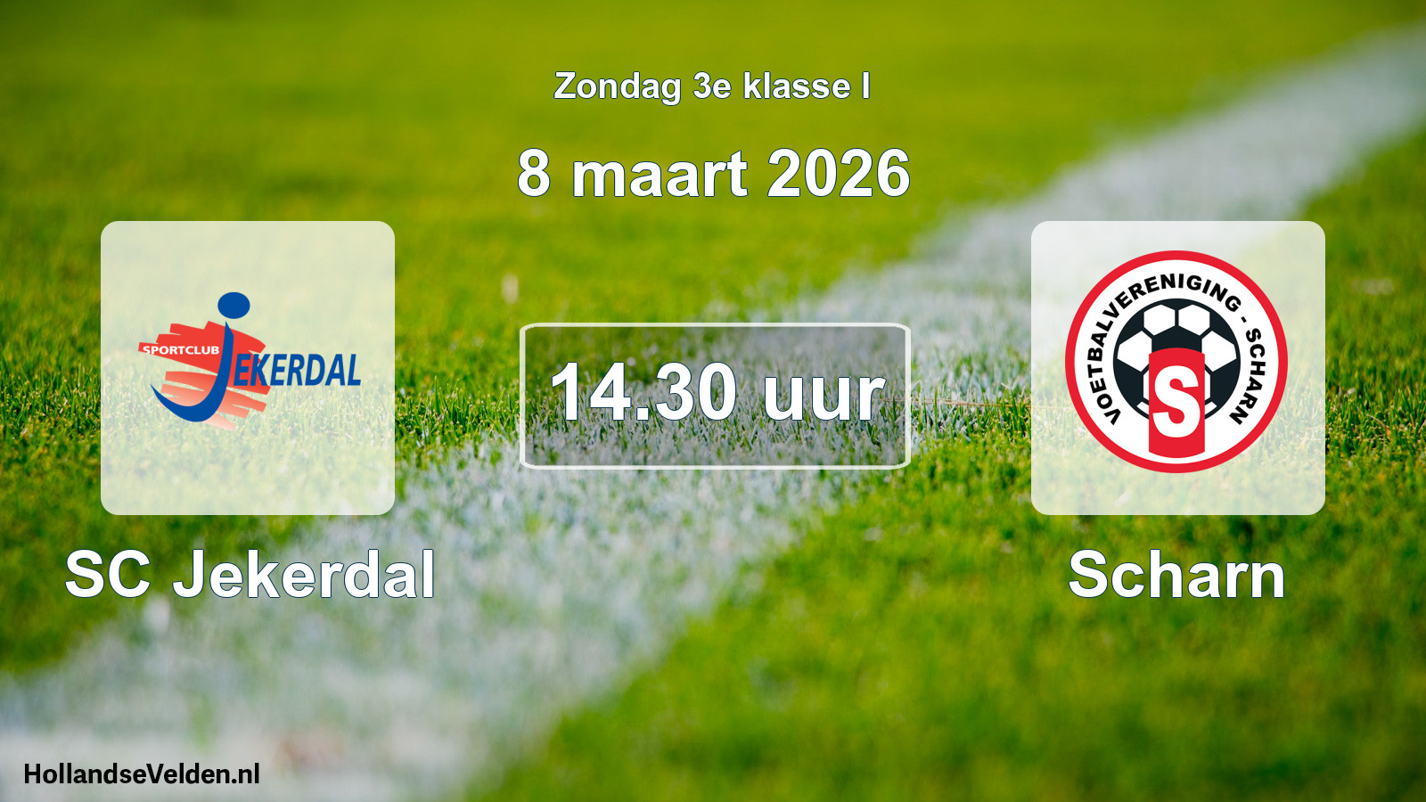 Scheduled Match: SC Jekerdal - Scharn (8 March 2026)