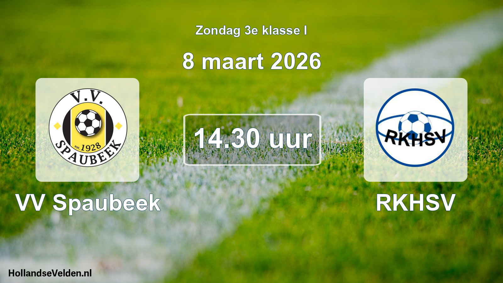 Scheduled Match: VV Spaubeek - RKHSV (8 March 2026)