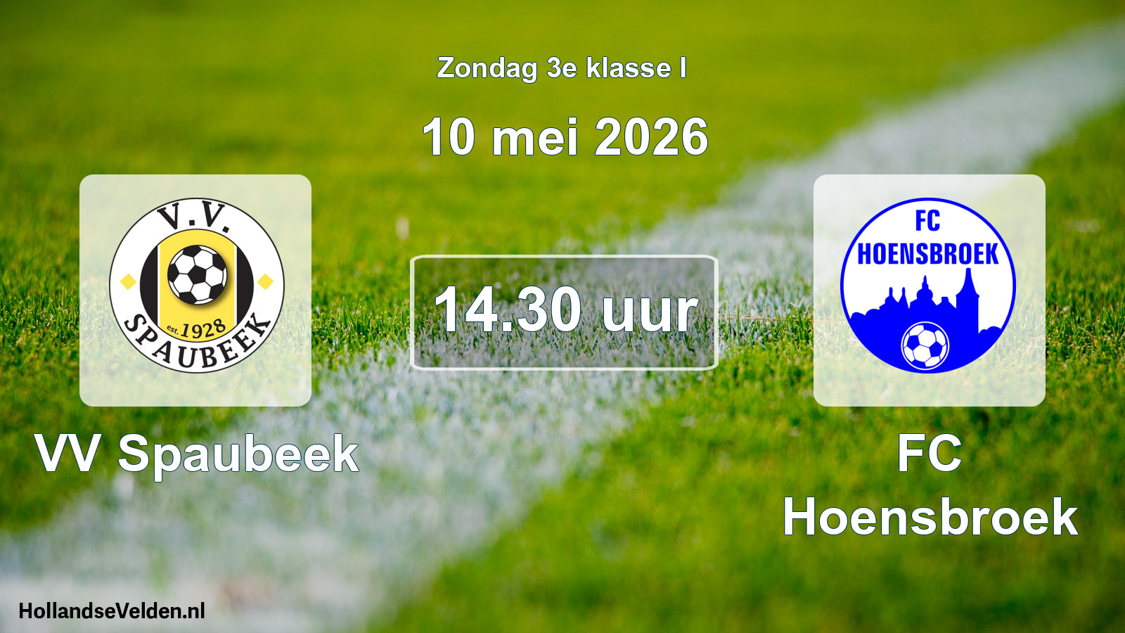 Scheduled Match: VV Spaubeek - FC Hoensbroek (10 May 2026)