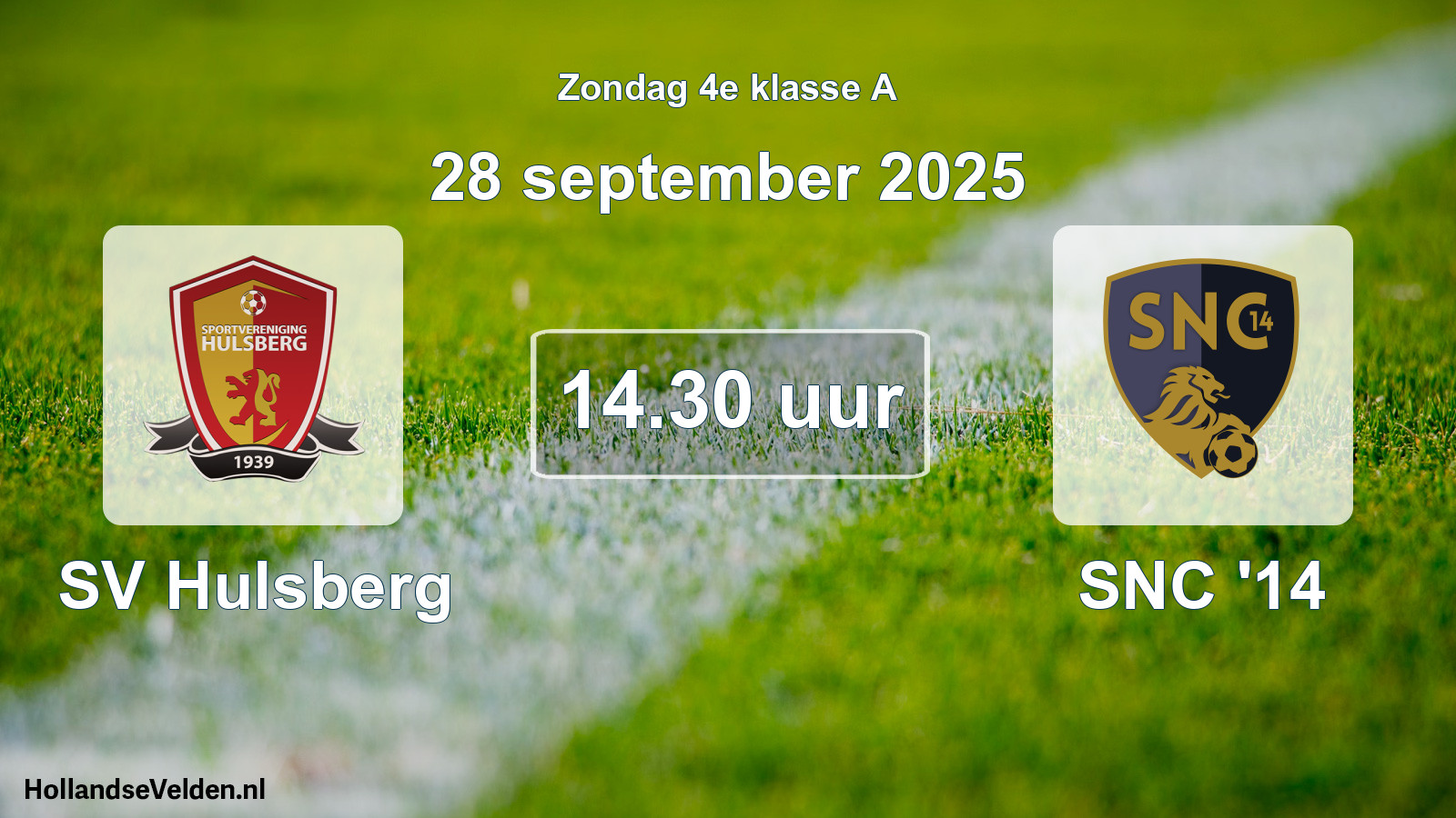 Scheduled Match: SV Hulsberg - SNC '14 (28 September 2025)