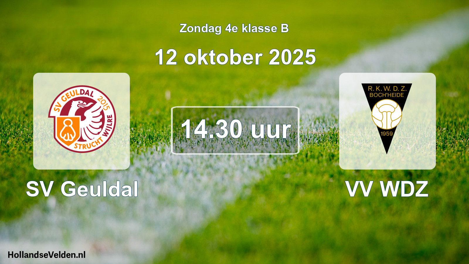 Scheduled Match: SV Geuldal - VV WDZ (12 October 2025)
