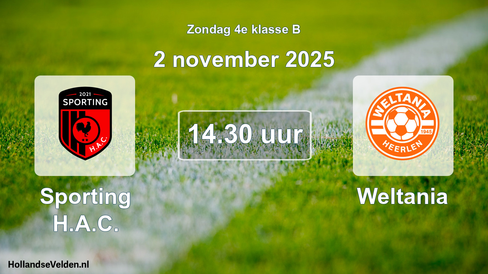 Scheduled Match: Sporting H.A.C. - Weltania (2 November 2025)