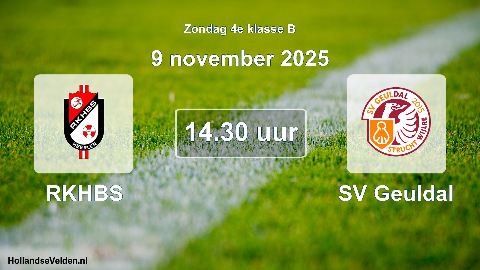 Scheduled Match: RKHBS - SV Geuldal (9 November 2025)