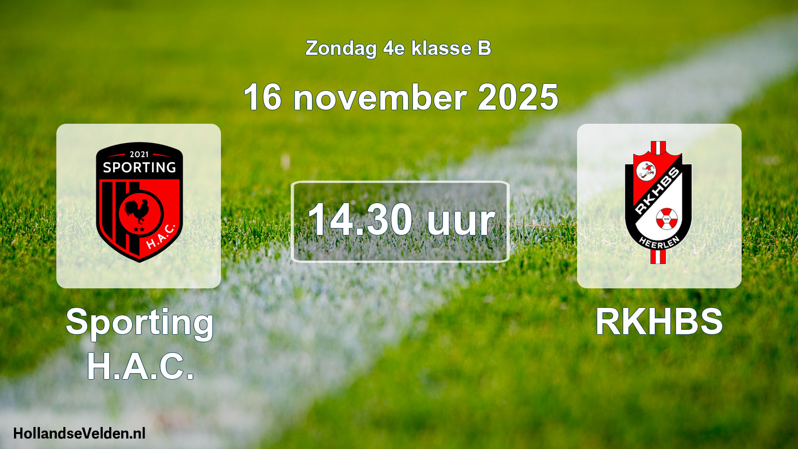 Scheduled Match: Sporting H.A.C. - RKHBS (16 November 2025)