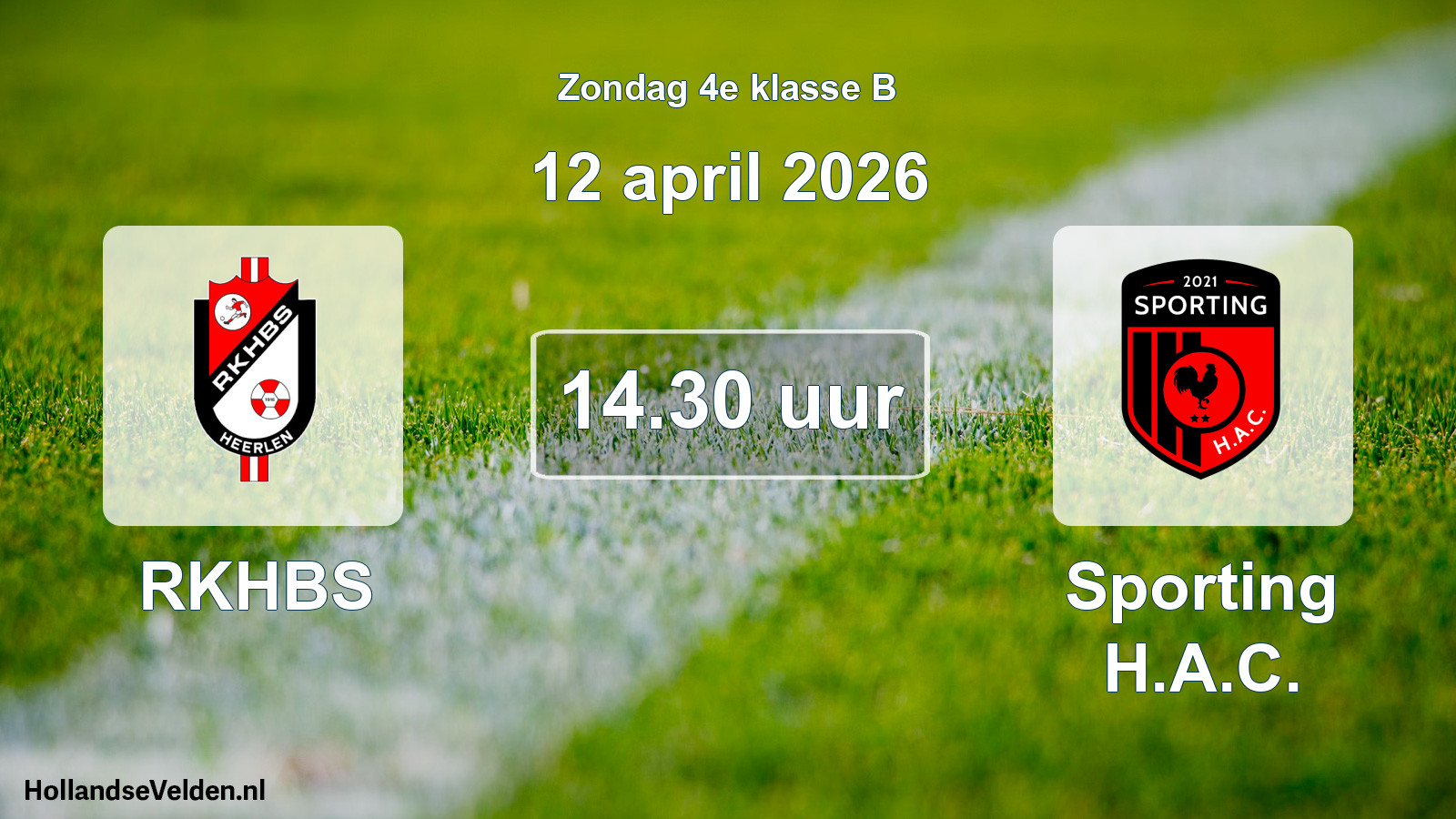Scheduled Match: RKHBS - Sporting H.A.C. (12 April 2026)