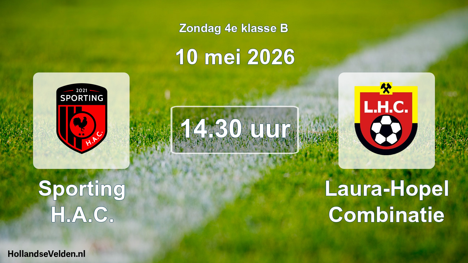 Scheduled Match: Sporting H.A.C. - Laura-Hopel Combinatie (10 May 2026)