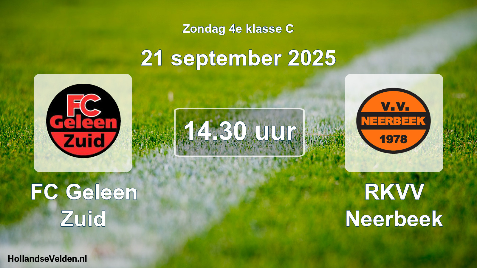 Scheduled Match: FC Geleen Zuid - RKVV Neerbeek (21 September 2025)