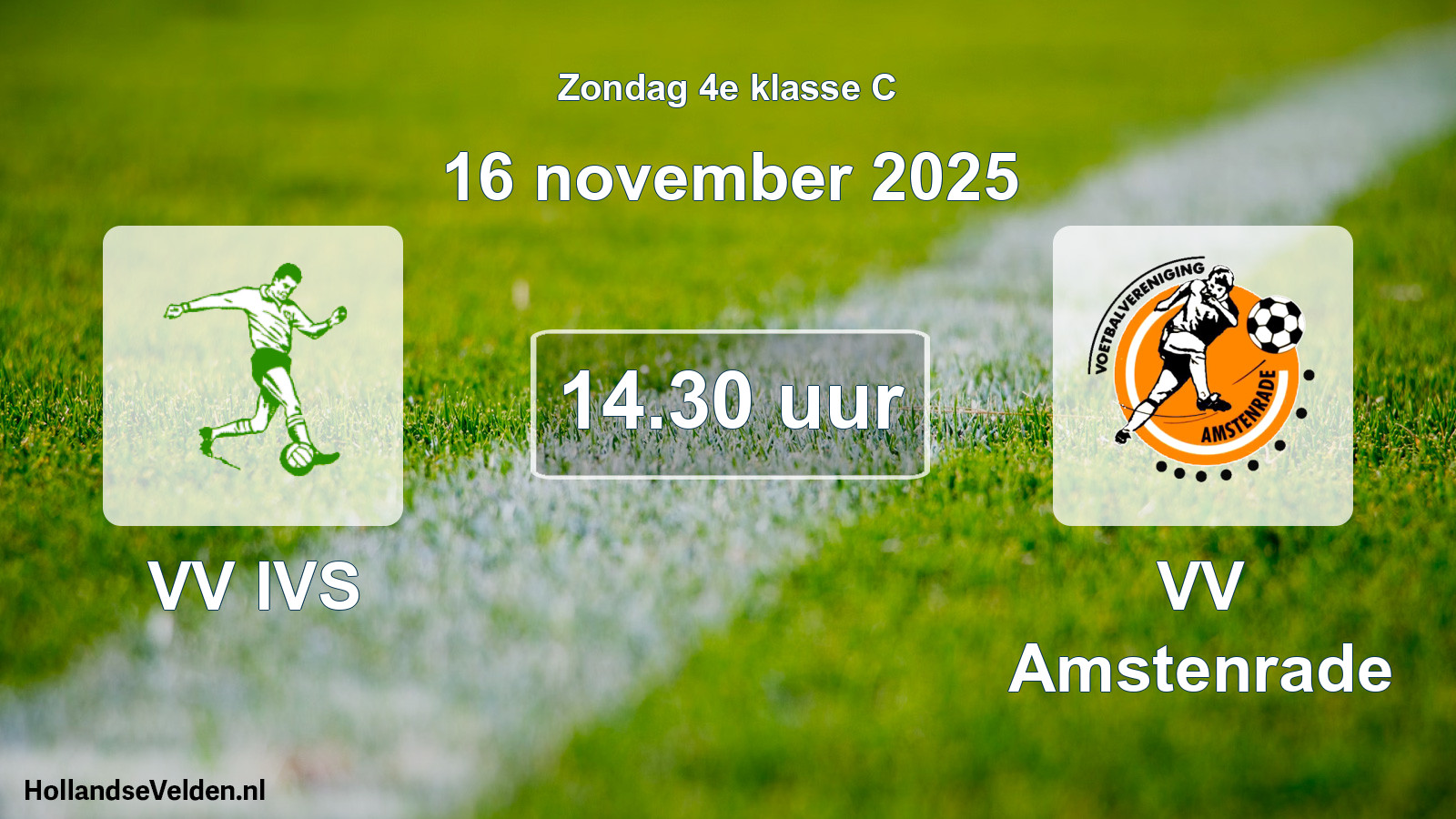 Scheduled Match: VV IVS - VV Amstenrade (16 November 2025)