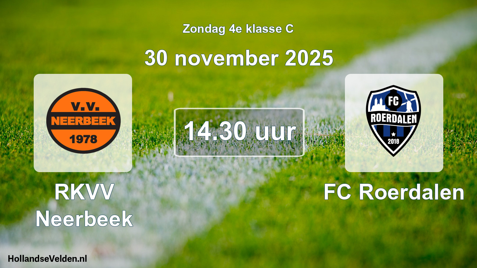 Scheduled Match: RKVV Neerbeek - FC Roerdalen (30 November 2025)