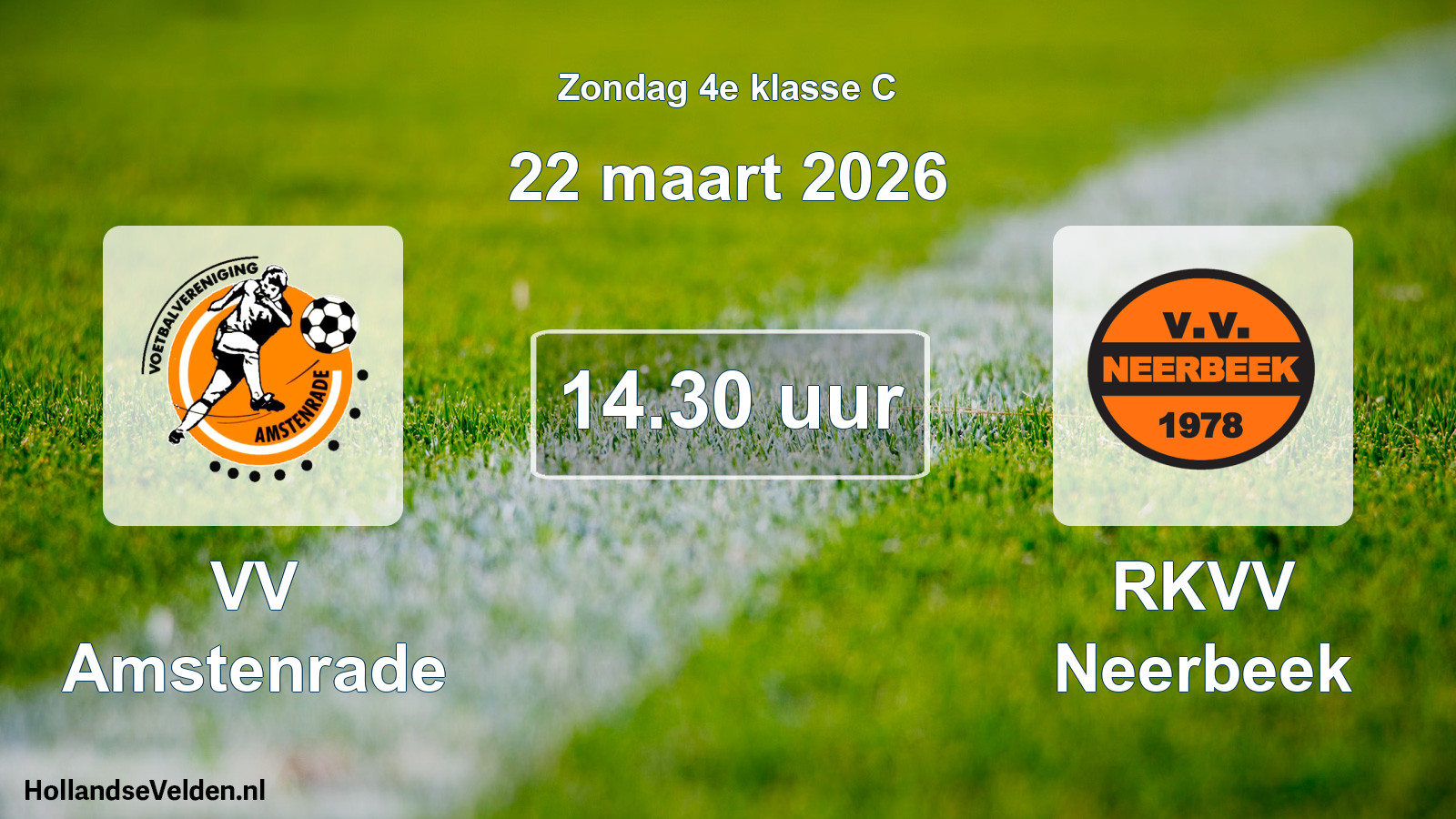 Scheduled Match: VV Amstenrade - RKVV Neerbeek (22 March 2026)