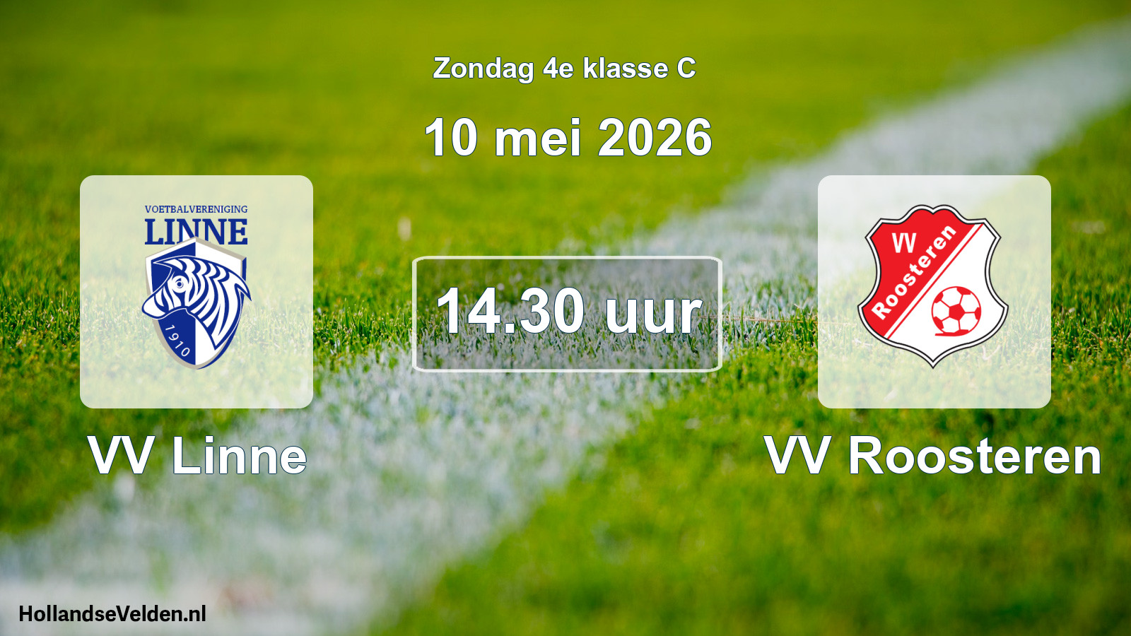 Scheduled Match: VV Linne - VV Roosteren (10 May 2026)