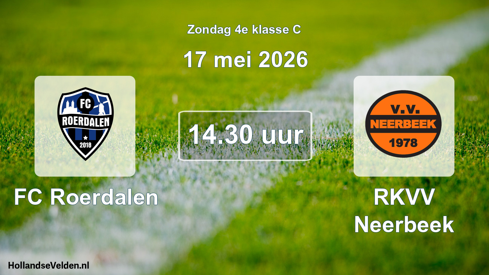 Scheduled Match: FC Roerdalen - RKVV Neerbeek (17 May 2026)